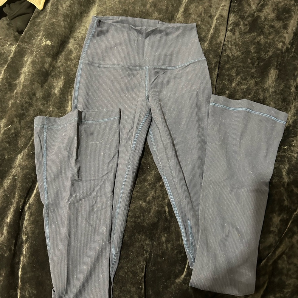 Lululemon ribbed align bootcut High-Waisted Leggings